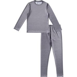 Fruit of the Loom Boys’ Performance Baselayer Thermal Underwear Set(Heather Grey)