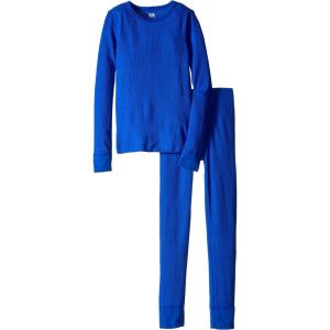 Fruit of the Loom Boys Waffle Thermal Underwear Set(Nautical Blue)