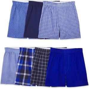 Fruit of the Loom Boys’ Woven Boxer Shorts(Assorted)