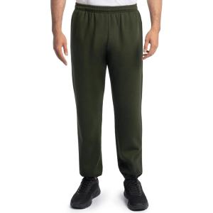 Fruit of the Loom Eversoft Fleece Elastic Bottom Sweatpants with Pockets, Relaxed Fit, Moisture Wicking, Breathable(Duffle Bag Green)