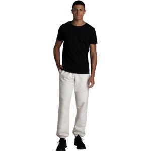Fruit of the Loom Eversoft Fleece Elastic Bottom Sweatpants with Pockets, Relaxed Fit, Moisture Wicking, Breathable(Sweet Cream)