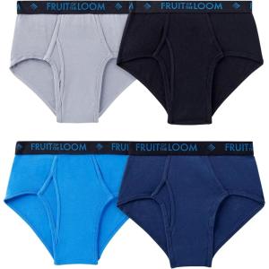 Fruit of the Loom Men’s Breathable Underwear(4 Pack – Assorted Colors)