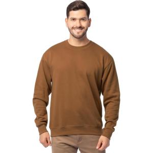 Fruit of the Loom Men’s Eversoft Fleece Crewneck Sweatshirts, Moisture Wicking & Breathable, Sizes S-4x(Golden Pecan)