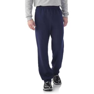 Fruit of the Loom Mens Eversoft Fleece Joggers with Pockets, Relaxed Fit, Moisture Wicking, Breathable, Tapered Sweatpants(J.navy)