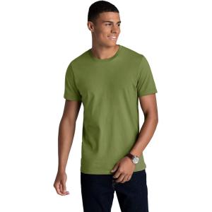 Fruit of the Loom Recover Cotton T-Shirt Made with Sustainable, Low Impact Recycled Fiber(Antique Green)