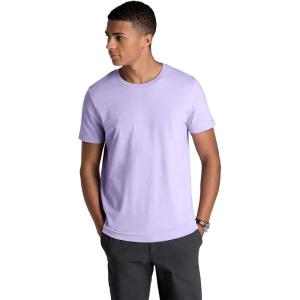 Fruit of the Loom Recover Cotton T-Shirt Made with Sustainable, Low Impact Recycled Fiber(Lilac Petal)