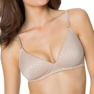 Fruit of the Loom Womens Lightly Lined Wire-Free Bra(Sand)