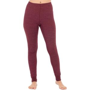 Fruit of the Loom Women’s Micro Waffle Thermal Bottom(Merlot Heather)