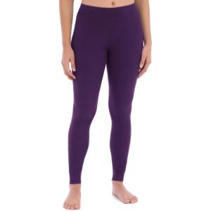 Fruit of the Loom Women’s Micro Waffle Thermal Bottom(Violet)