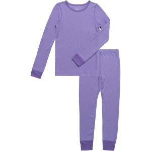 Fruit of the Loom girls Premium Thermal Waffle Underwear Set(Lavender/Purple)