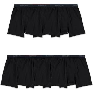 Fruit of the Loom mens 4-way Stretch Boxer Briefs | Lightweight & Moisture Wicking Underwear | Long Leg, Regular Leg & Trunk(7 Pack – Black)