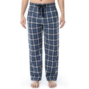 Fruit of the Loom mens Broadcloth Woven Sleep Pajama Pant(Black Plaid)