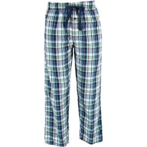 Fruit of the Loom mens Broadcloth Woven Sleep Pajama Pant(Blue)