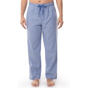 Fruit of the Loom mens Broadcloth Woven Sleep Pajama Pant(Blue Stripe)