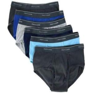Fruit of the Loom mens Underwear Briefs, Tag Free & Moisture Wicking, Assorted Color Multipacks(Assorted)