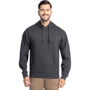 Fruit of the Loom unisex-adult Eversoft Fleece Pullover Hooded Sweatshirt, Moisture Wicking & Breathable(Black Heather Pullover)