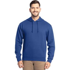 Fruit of the Loom unisex-adult Eversoft Fleece Pullover Hooded Sweatshirt, Moisture Wicking & Breathable(Mellow Blue)