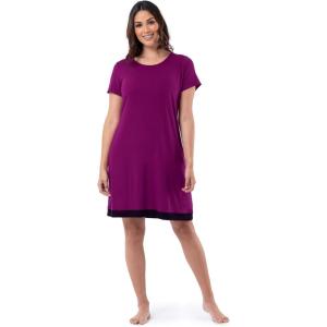 Fruit of the Loom womens Super Soft and Breathable Sleep Shirt(Berry)