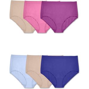 Fruit of the Loom womens Women 5pk Premium Breathable Lowrise Brief(Brief – Beyondsoft Cotton Blend – Assorted)