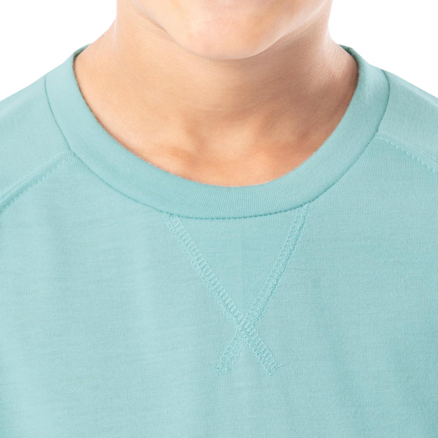 imageFruit of the Loom boys Relaxing Comfort Loose Fit 2piece Pajama SetAquarium Green