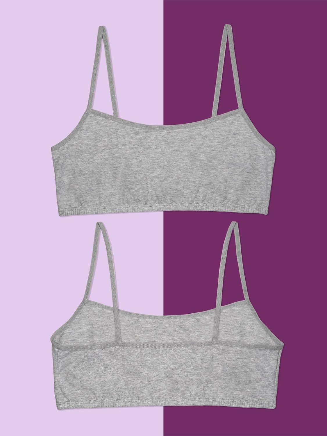 imageFruit of the Loom Girls Big Girls Training Bra Value PacksMintPinkGreyWhiteNude