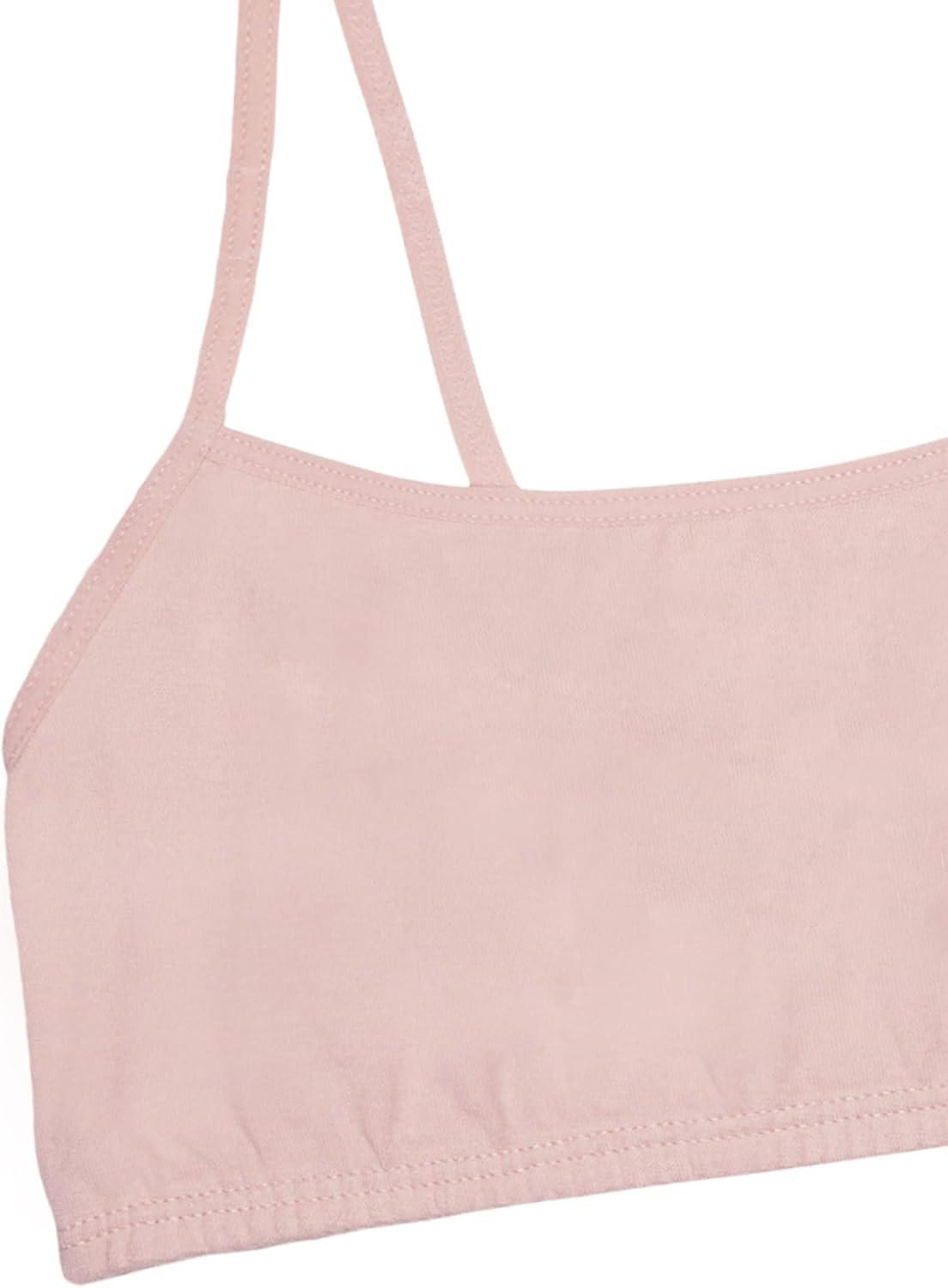 imageFruit of the Loom Girls Big Girls Training Bra Value PacksWhiteGreyNudeBlackBlush Rose