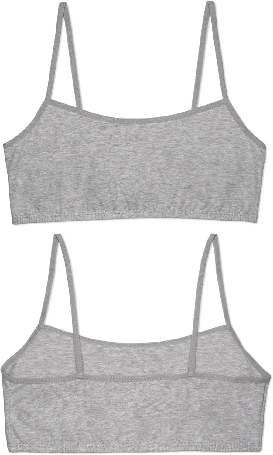 imageFruit of the Loom Girls Big Girls Training Bra Value PacksWhiteGreyNudeBlackBlush Rose