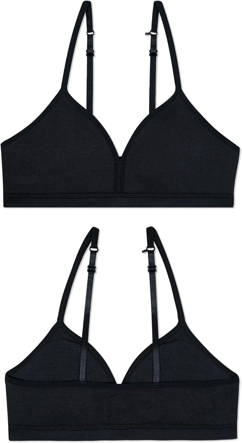 imageFruit of the Loom Girls Soft and Smooth Training BraBlush RoseGrey HeatherCharcoal Heather