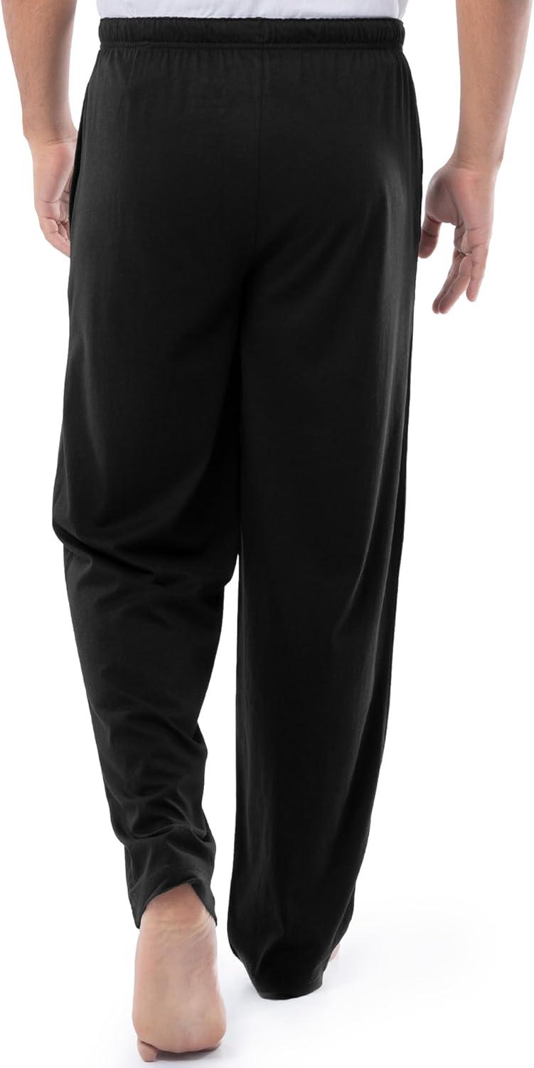 imageFruit of the Loom Mens Sleep Pajama Pants and Shorts 4PackBlackCharcoalBlackBlack