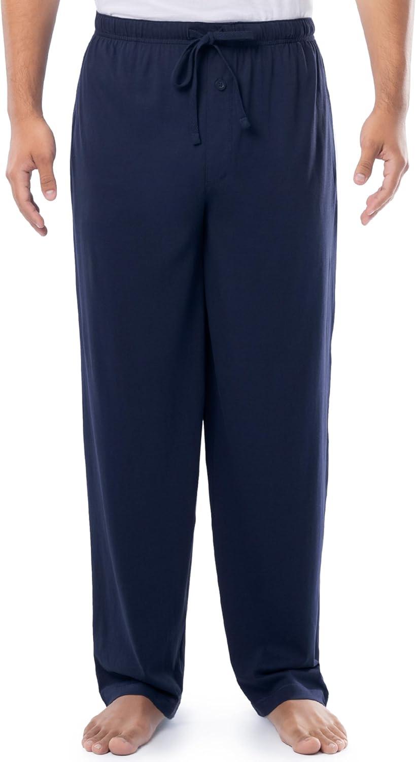 imageFruit of the Loom Mens Sleep Pajama Pants and Shorts 4PackNavyGreyBlackCharcoal