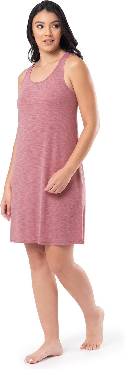 imageFruit of the Loom womens Breathable Sleep ChemiseAntique Blush Heather