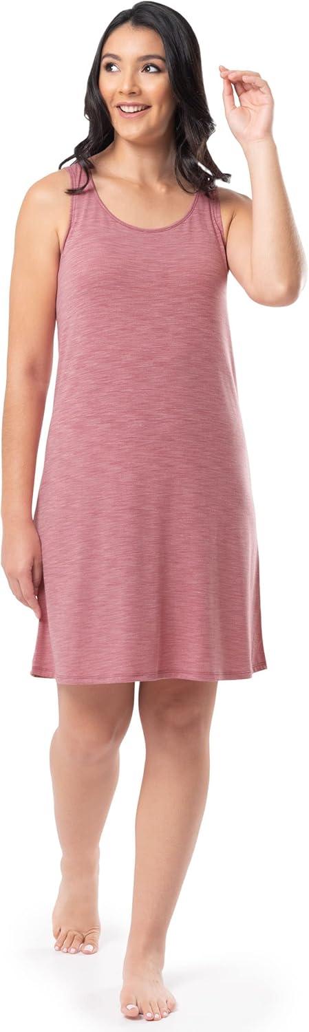 imageFruit of the Loom womens Breathable Sleep ChemiseAntique Blush Heather