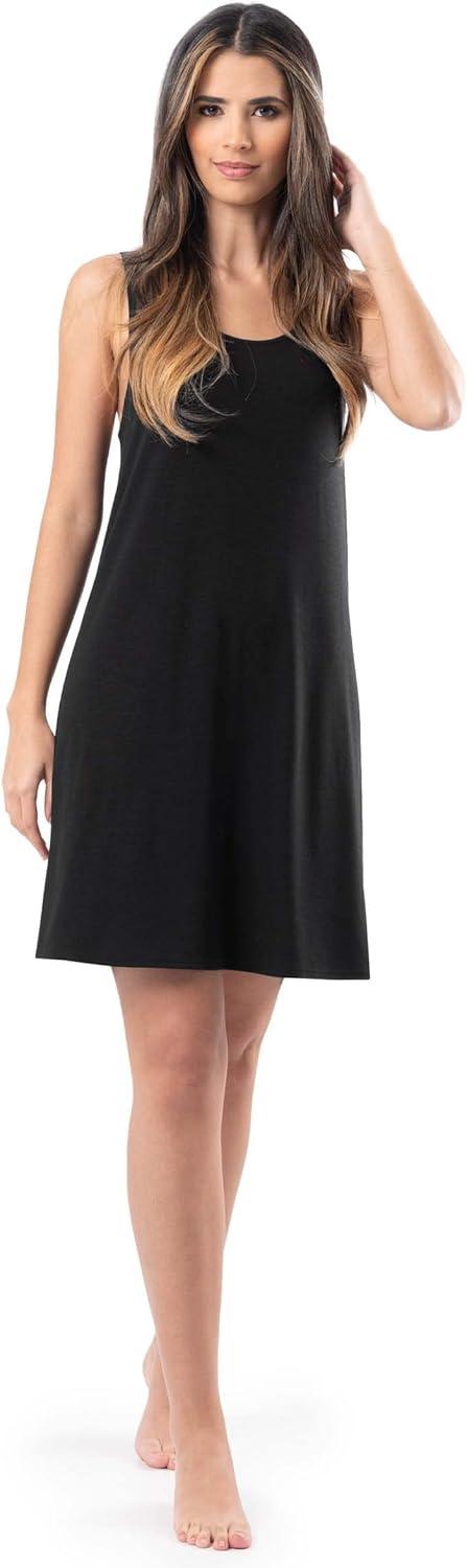 imageFruit of the Loom womens Breathable Sleep ChemiseBlack