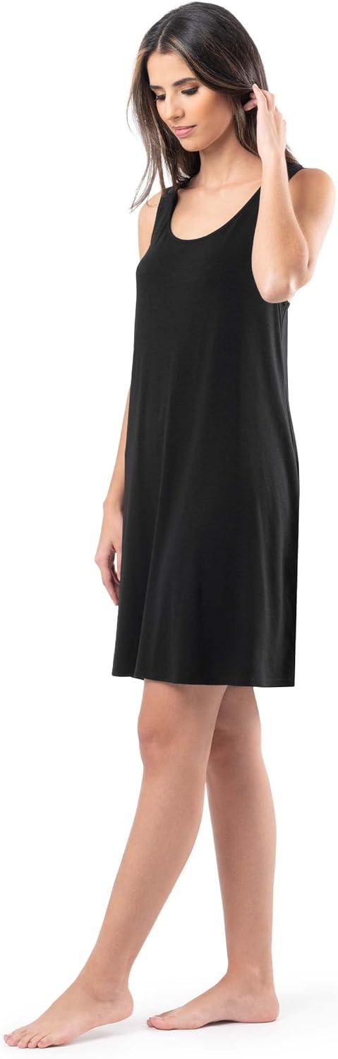 imageFruit of the Loom womens Breathable Sleep ChemiseBlack