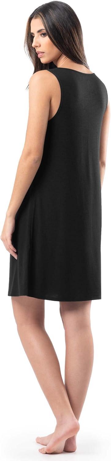 imageFruit of the Loom womens Breathable Sleep ChemiseBlack