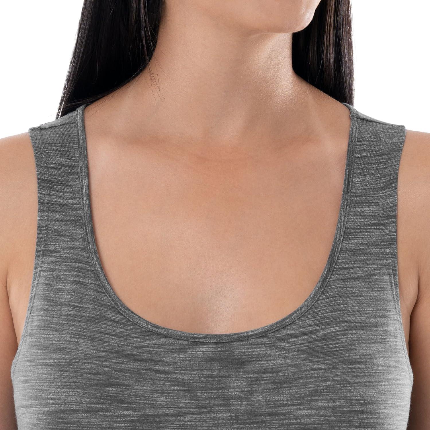 imageFruit of the Loom womens Breathable Sleep ChemiseHeather Grey