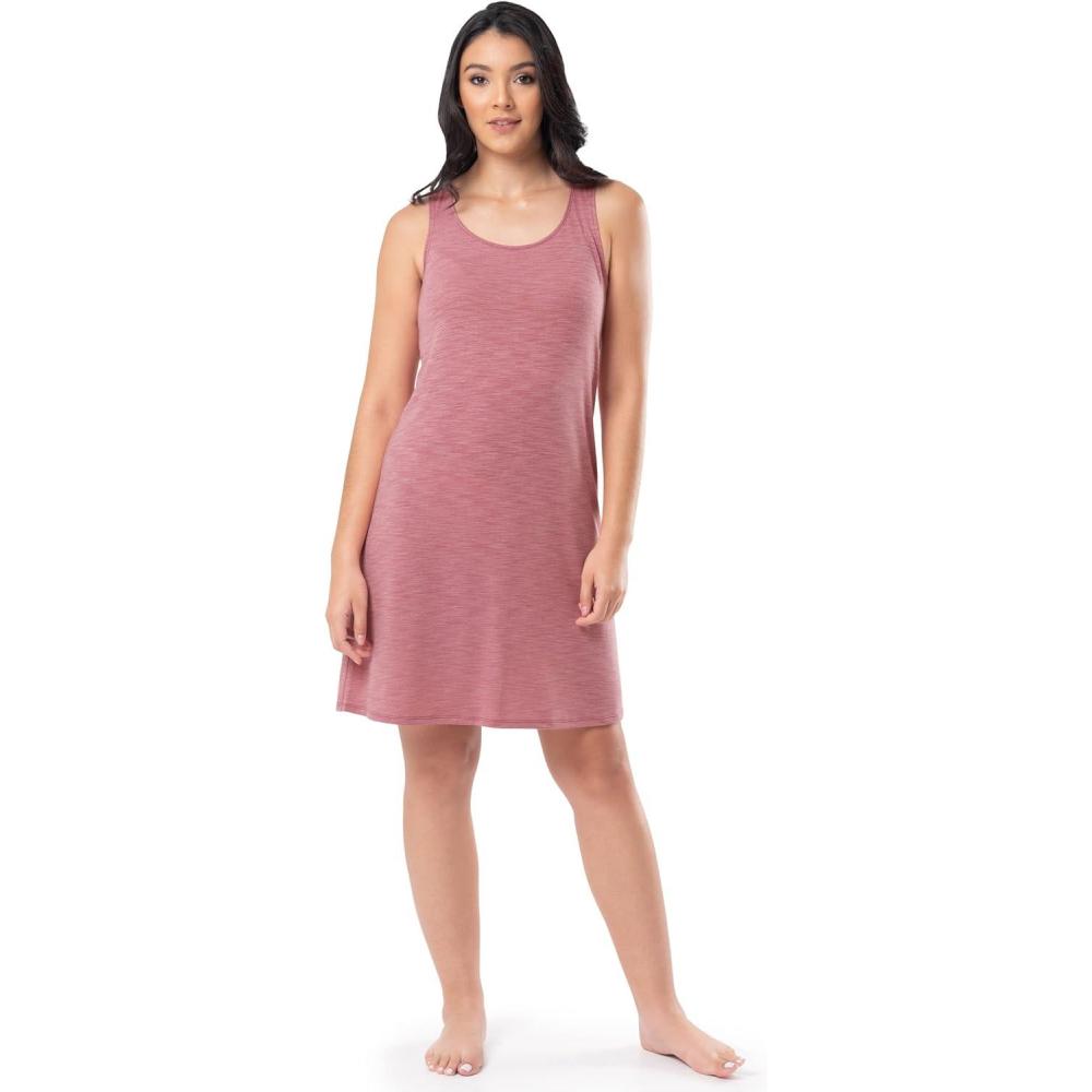 imageFruit of the Loom womens Breathable Sleep ChemiseAntique Blush Heather