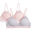 Skinny Stripe/Blushing Rose