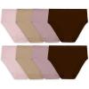 Hi Cut Brief - 8 Pack - Assorted Neutrals