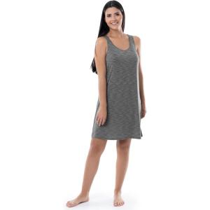 Fruit of the Loom womens Breathable Sleep Chemise(Heather Grey)