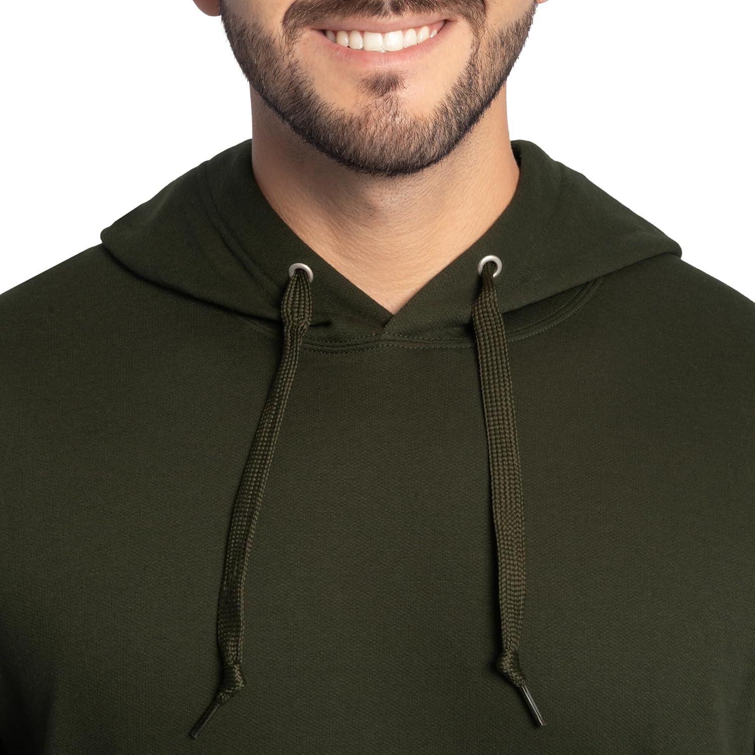 imageFruit of the Loom mens Eversoft Fleece Pullover Hooded Sweatshirt Moisture Wicking ampamp BreathableDuffle Bag Green