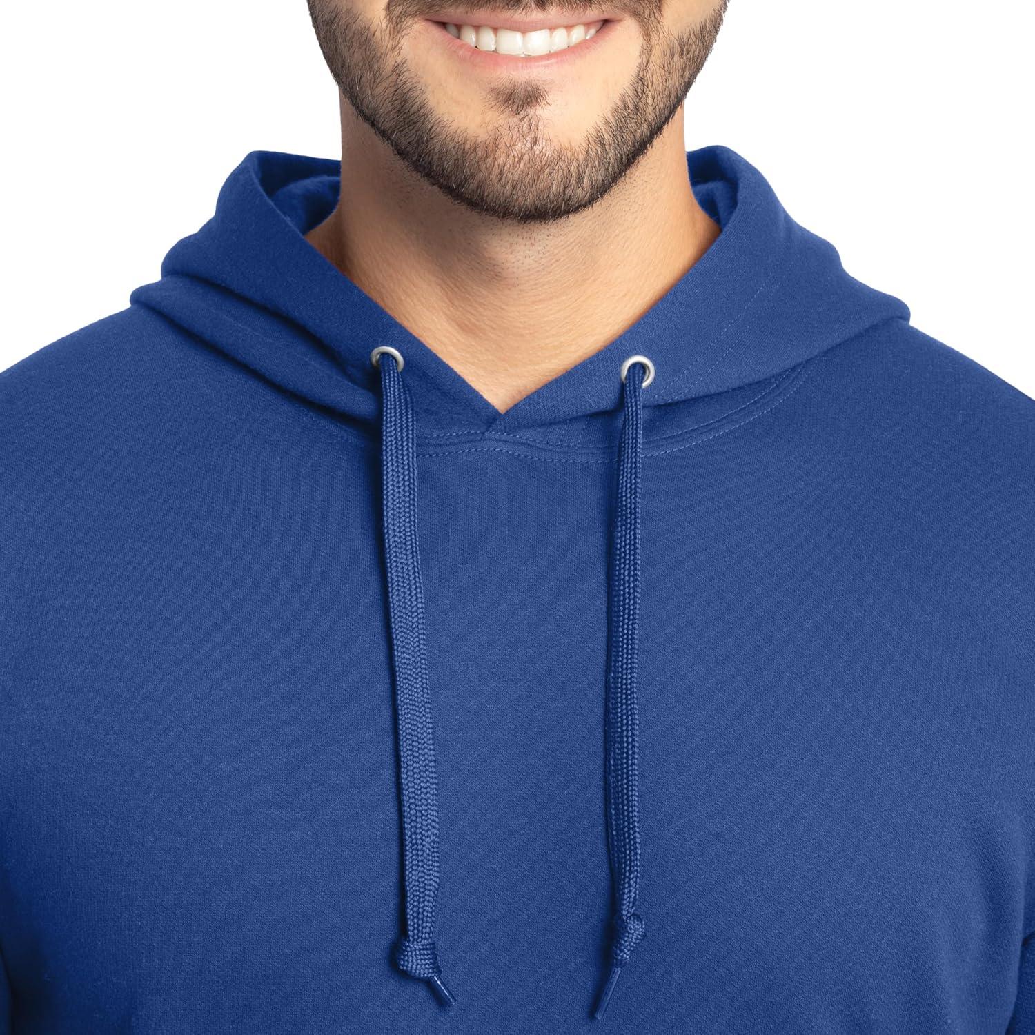 imageFruit of the Loom mens Eversoft Fleece Pullover Hooded Sweatshirt Moisture Wicking ampamp BreathableMellow Blue