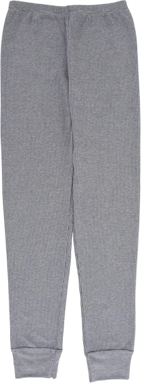 imageFruit of The Loom Girls Premium 2Pack Thermal Waffle BottomBlack Grey