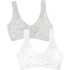 Heather Grey/White