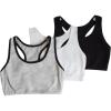 Heather Grey With Black/White/Black