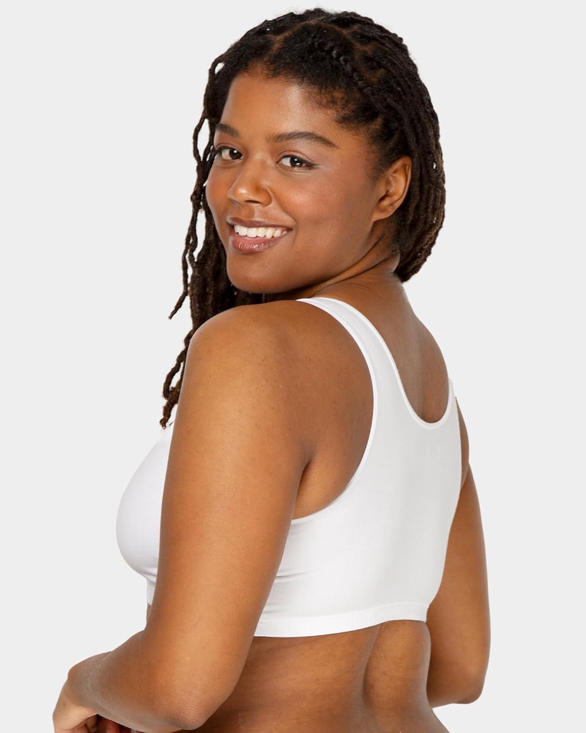 imageFruit of The Loom Womens MultiPack Tank Top Style Sports BraPopscileWhite
