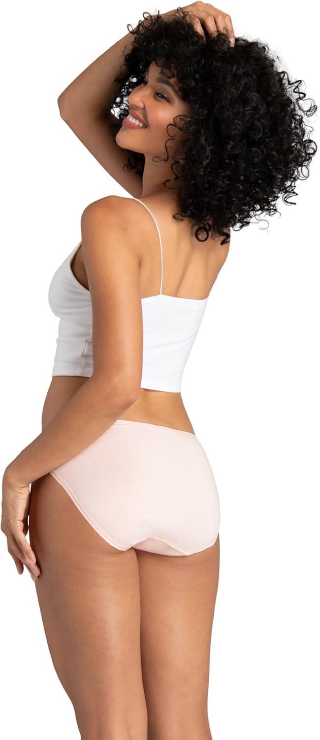 imageFruit of the Loom womens Breathable Underwear Moisture Wicking Keeps You Cool amp Comfortable Available in Plus SizeCoolblend Hi Cut 4 Pack Colors May Vary