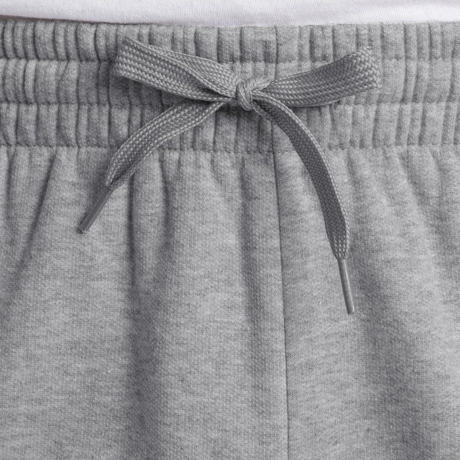 imageFruit of The Loom Eversoft Fleece Joggers with Pockets Relaxed Fit Moisture Wicking Breathable Tapered SweatpantsCotton Blend Grey Heather