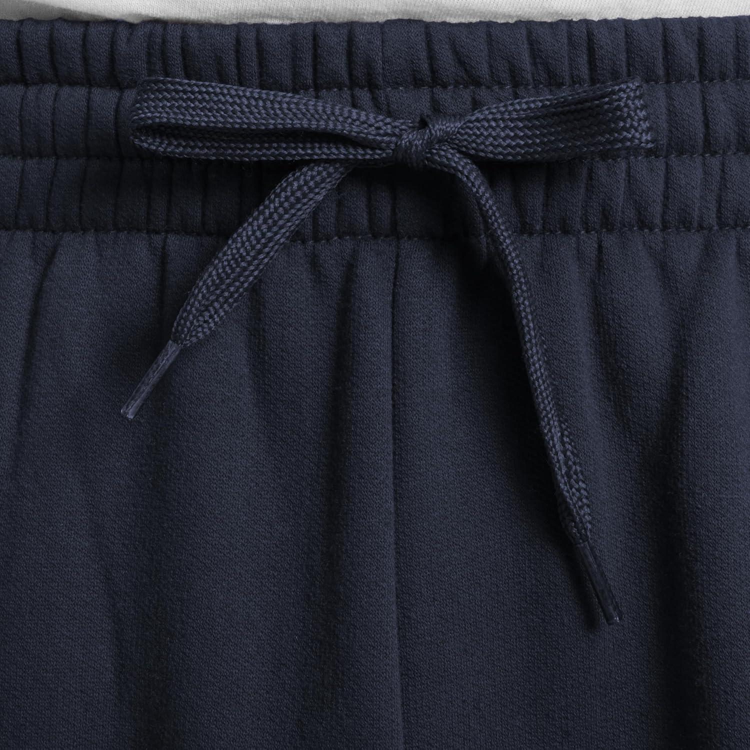 imageFruit of The Loom Eversoft Fleece Joggers with Pockets Relaxed Fit Moisture Wicking Breathable Tapered SweatpantsCotton Blend Navy