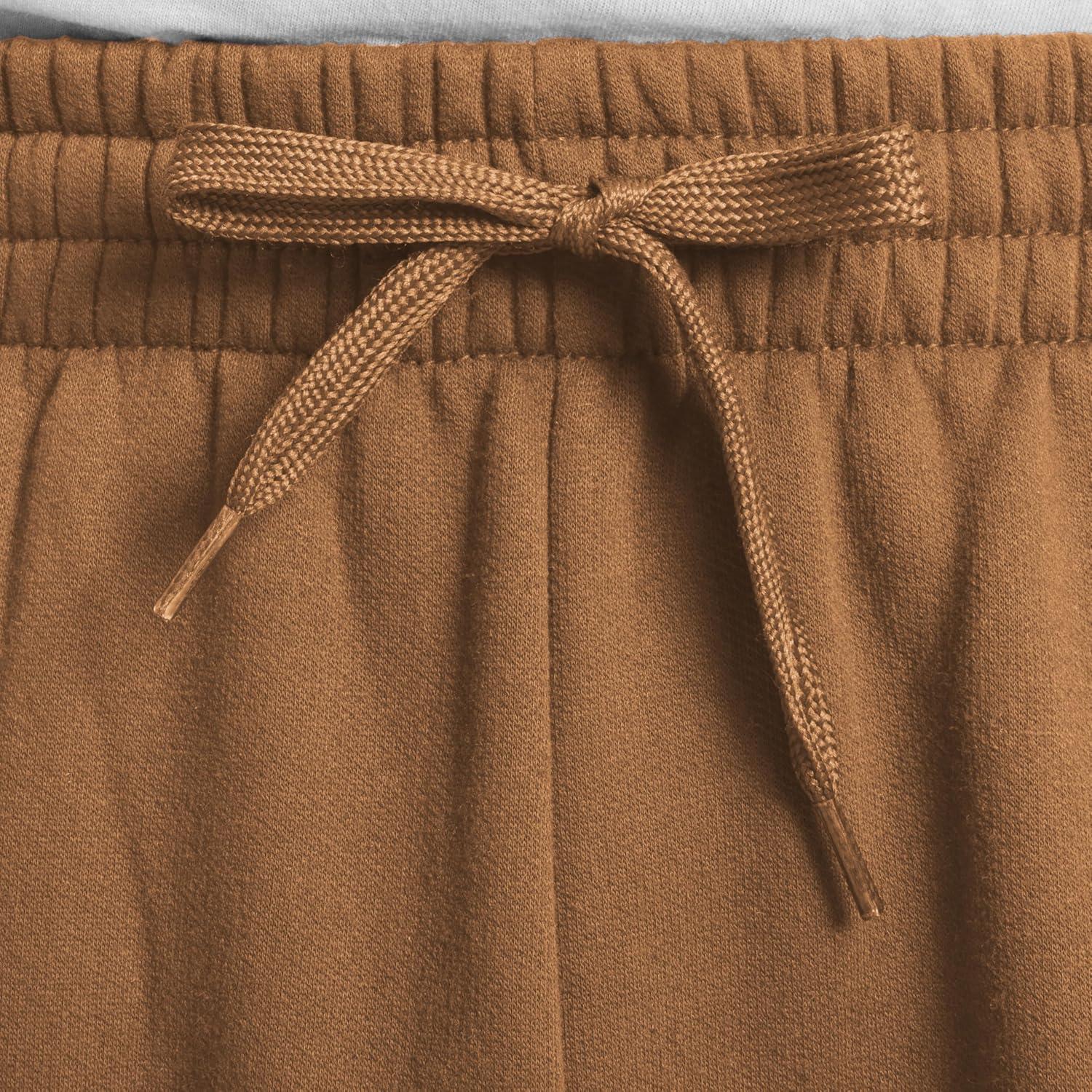 imageFruit of The Loom Eversoft Fleece Joggers with Pockets Relaxed Fit Moisture Wicking Breathable Tapered SweatpantsGolden Pecan